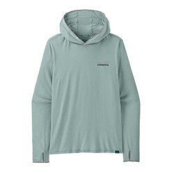 Patagonia Tropic Comfort Natural Graphic Hoody Men's in Casting Logo Thermal Blue